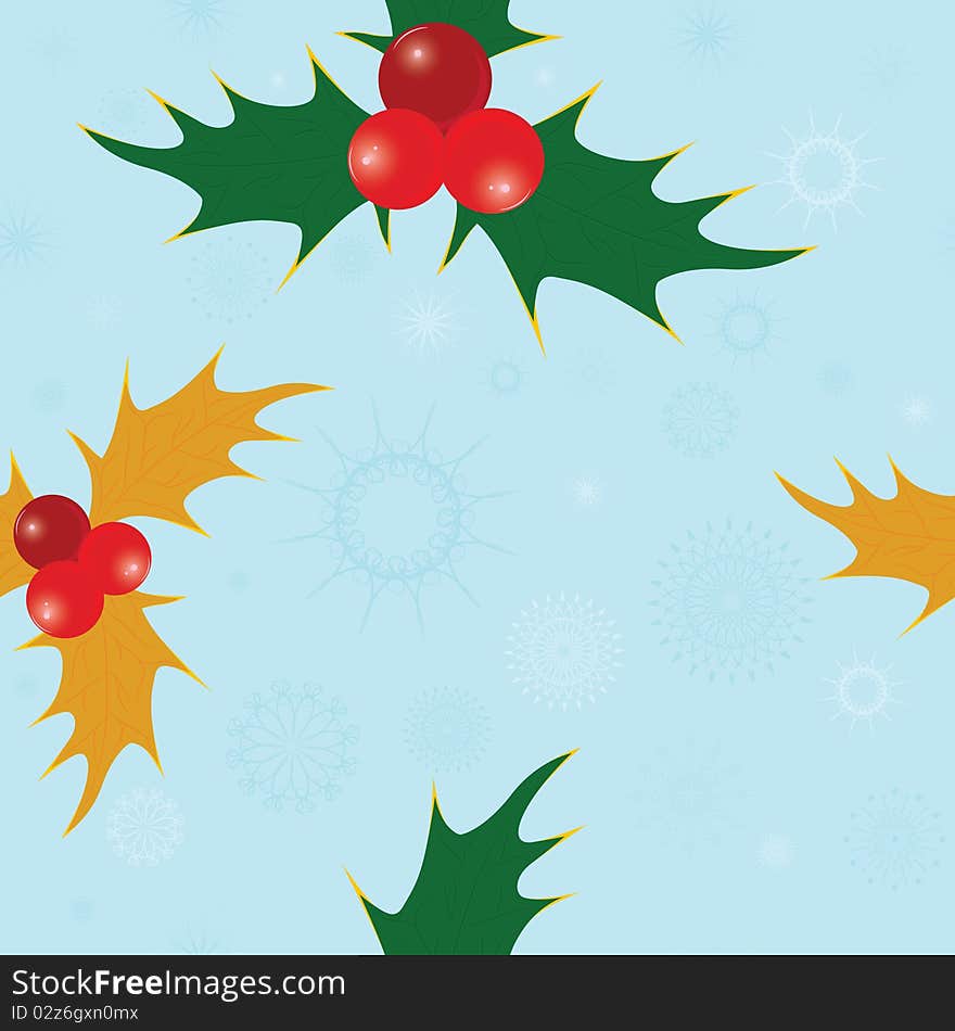 Seamless Snowflakes Pattern