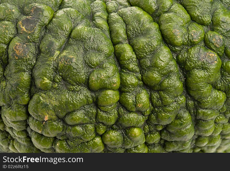 Close-up of green pumpkin. Pumpkin is ecological and natural, grew in rural garden. Close-up of green pumpkin. Pumpkin is ecological and natural, grew in rural garden.