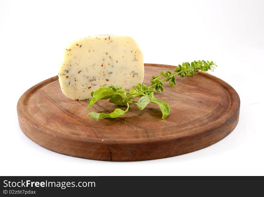 Cheese with herbs