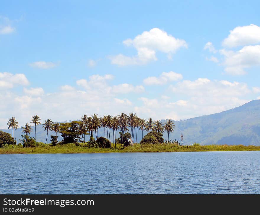 Lake Toba, the biggest lake on Sumatra