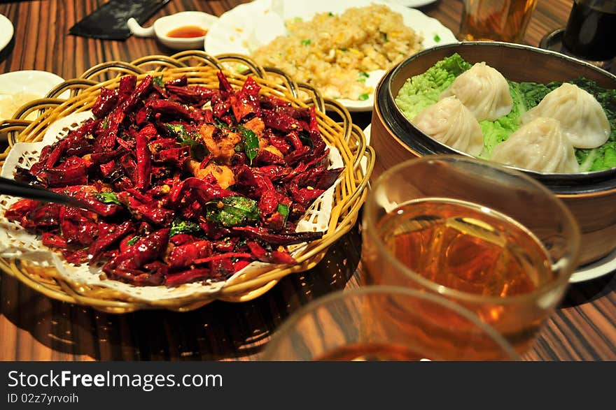 A spicy dish of Chinese Dim Sum