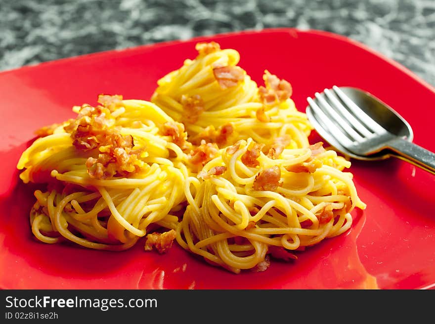 Spaghetti carbonara