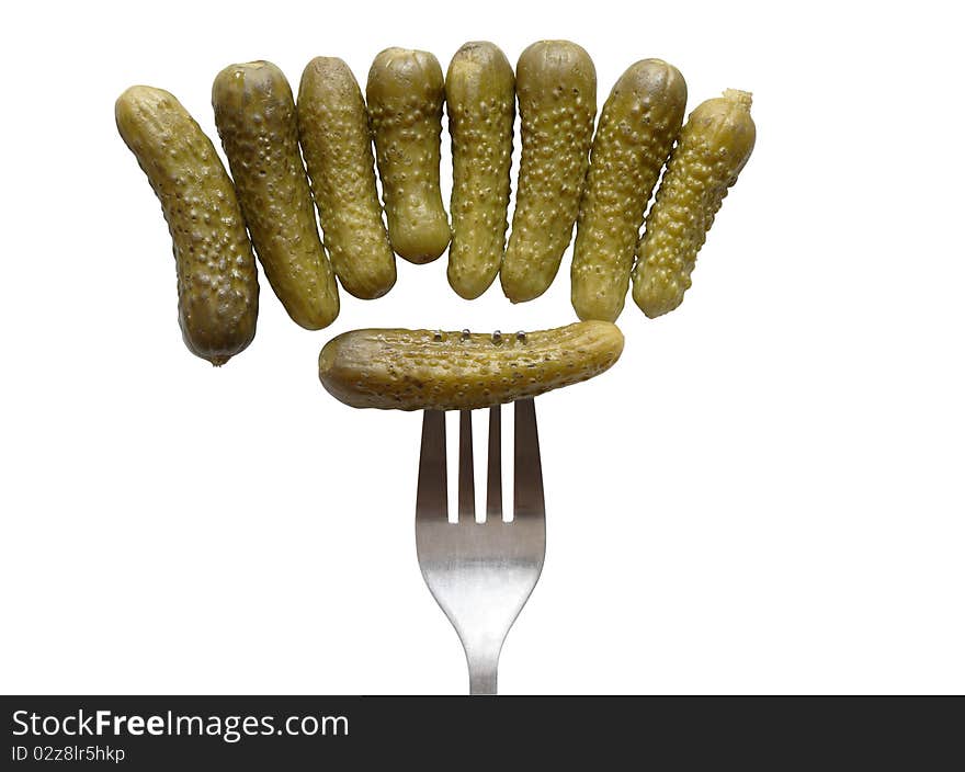 Gherkins And Fork