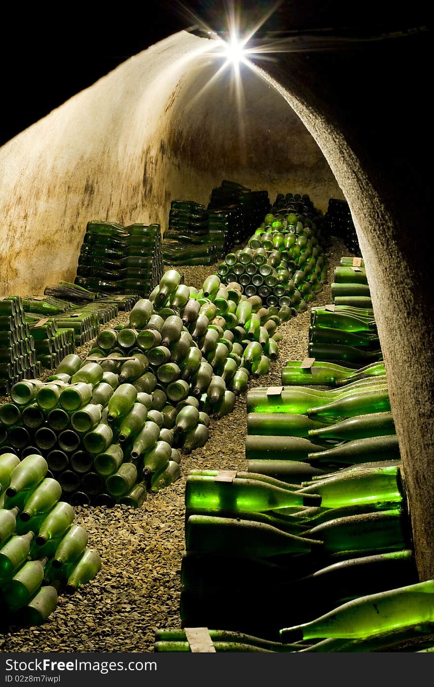 Wine archive in Czech Republic