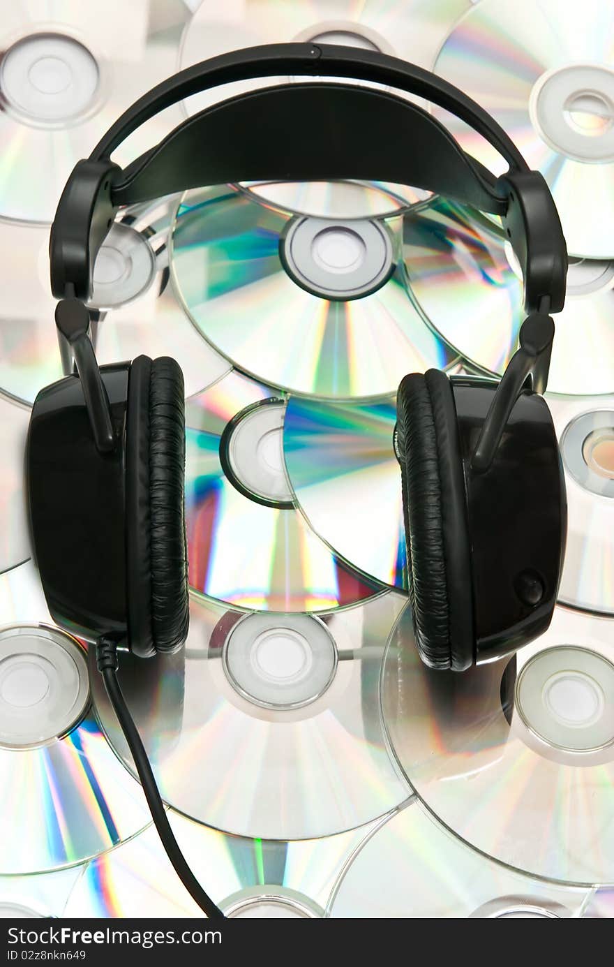 DVD Background And Headphones