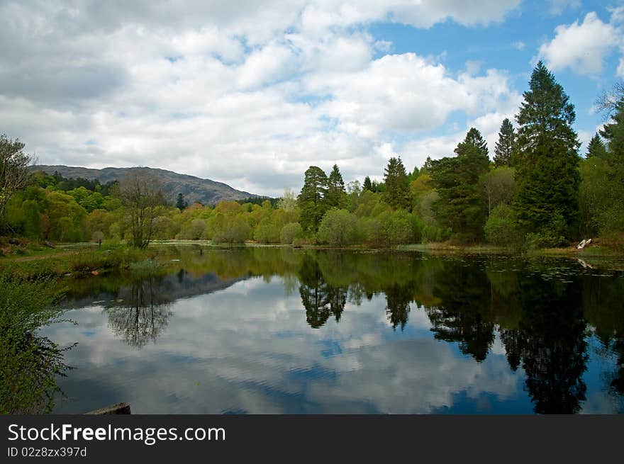 Stillness of the loch