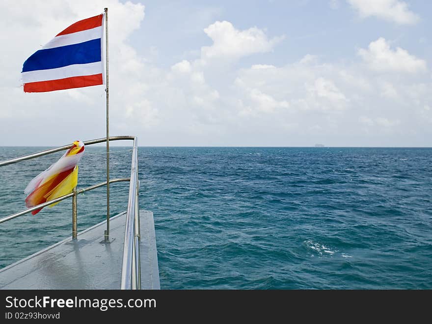 Boat on the sea at thailand. Boat on the sea at thailand