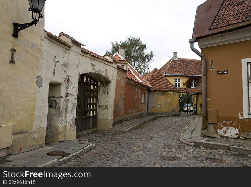 Street view in tallinn