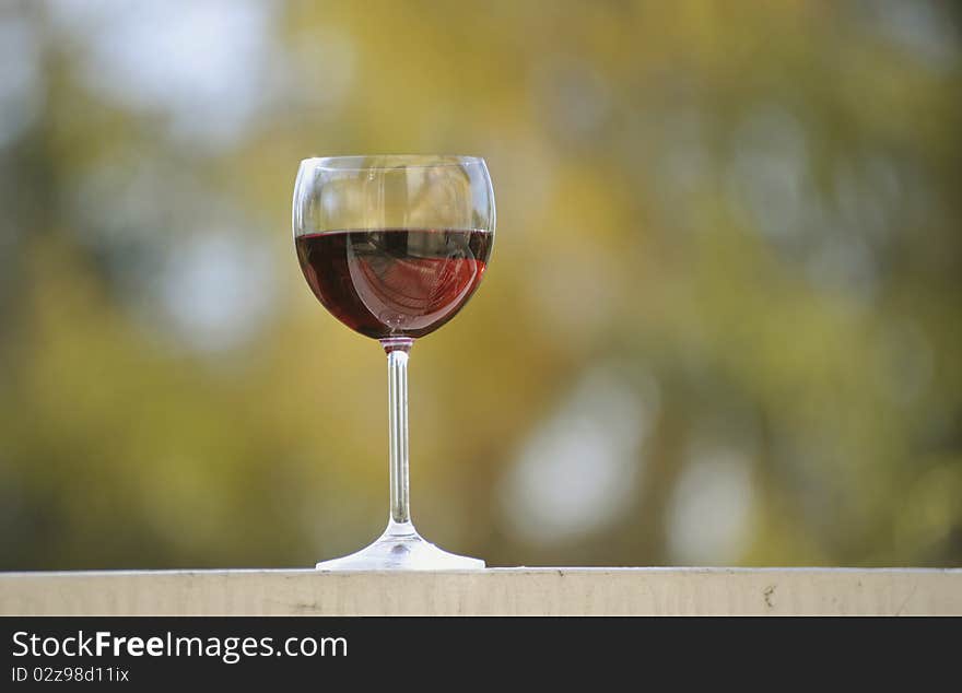 Still life with wine