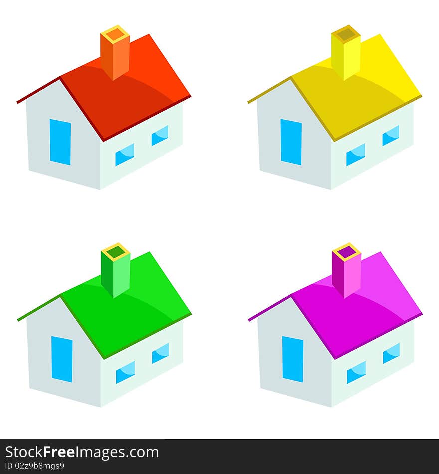 Multicoloured Houses