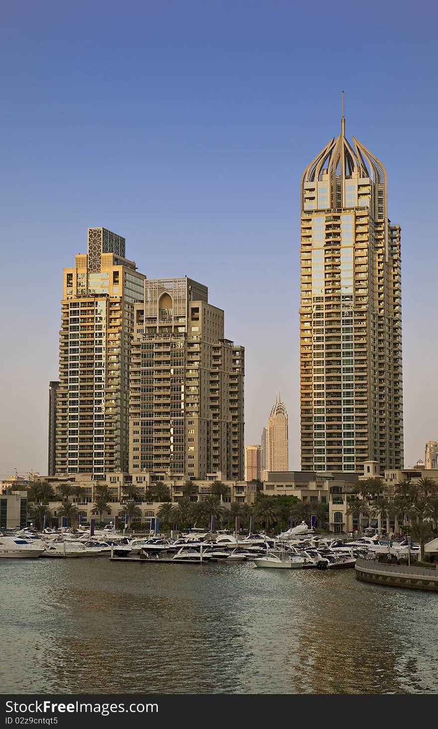 Modern building in the Dubai Marina