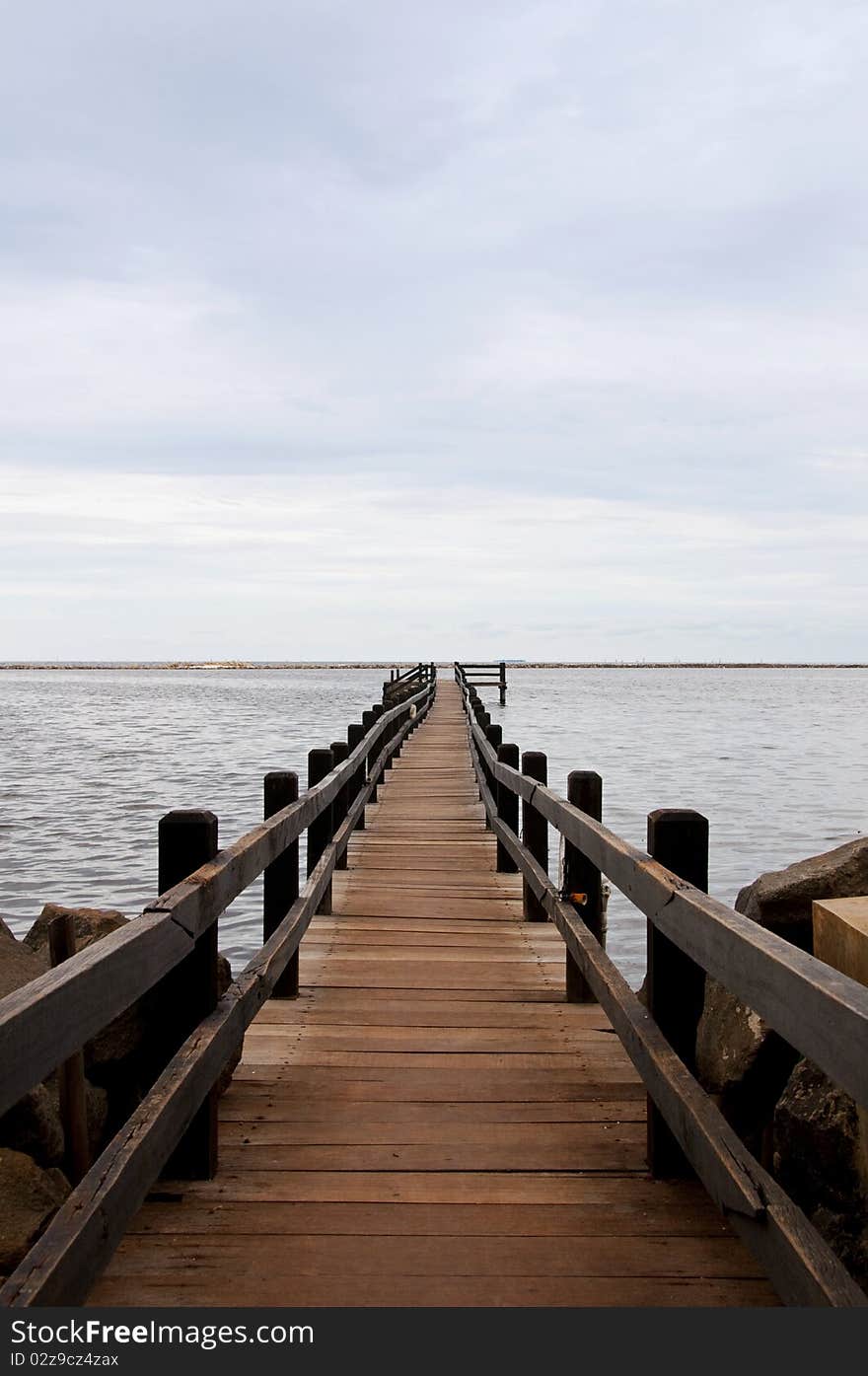 The dock and the sea