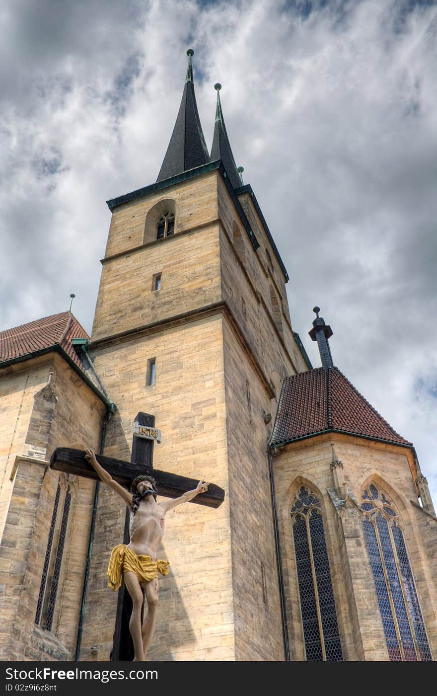 Church of St. Severus on the Domberg in Erfurt, Germany.