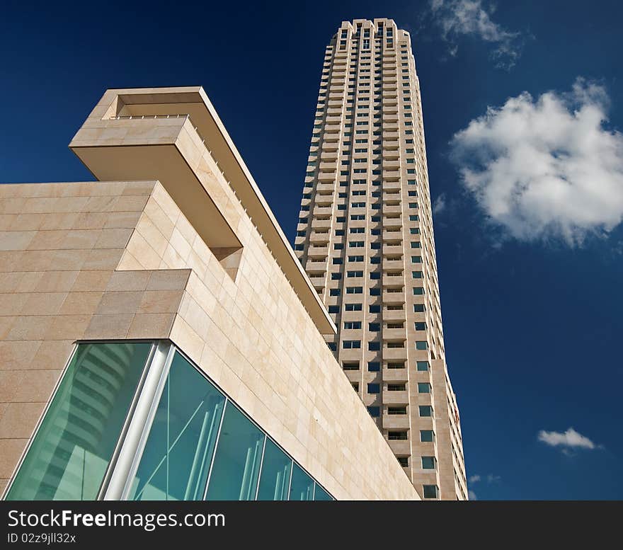 Modern Rotterdam, skyscraper