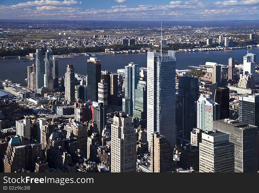 The New York City panorama