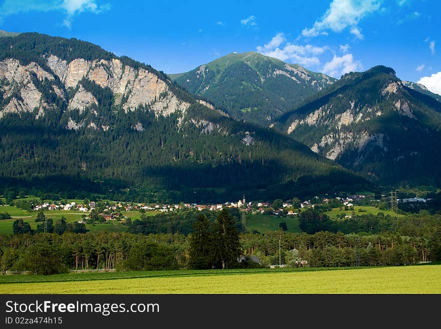 Scenery in Switzerland