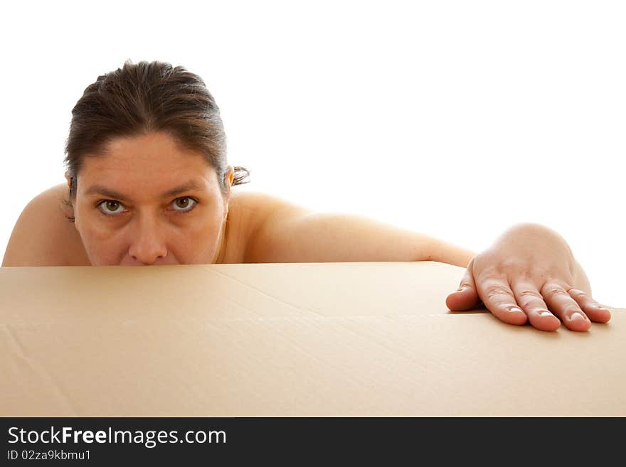 Woman With Box