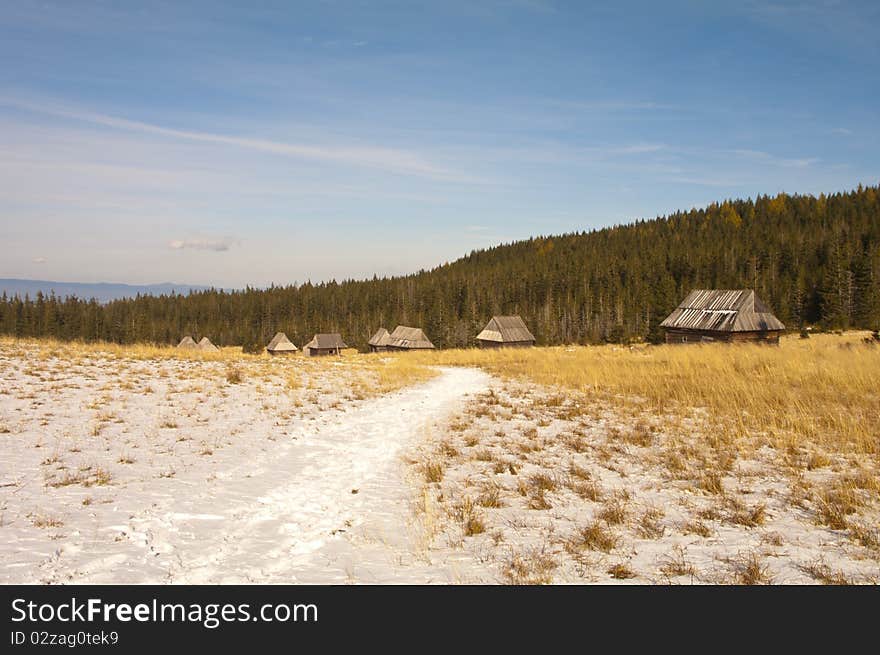 Polish Tatra mountains near Zakopane. Polish Tatra mountains near Zakopane