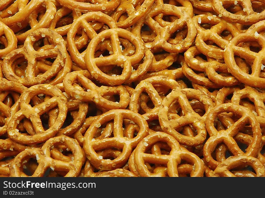 Pretzels background