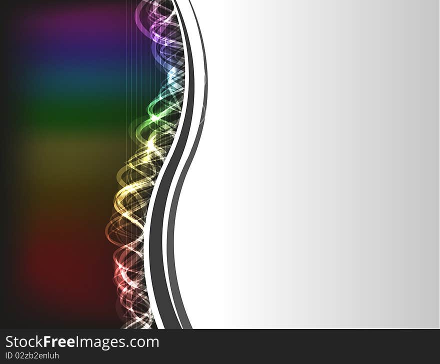 Rainbow frame for your design.