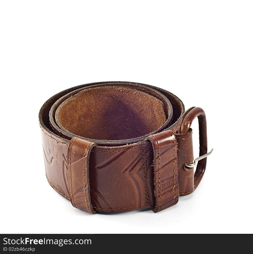 Brown Leather Belt