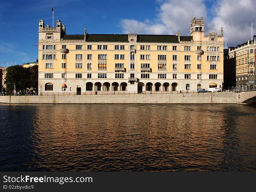 Old palace in Stockholm