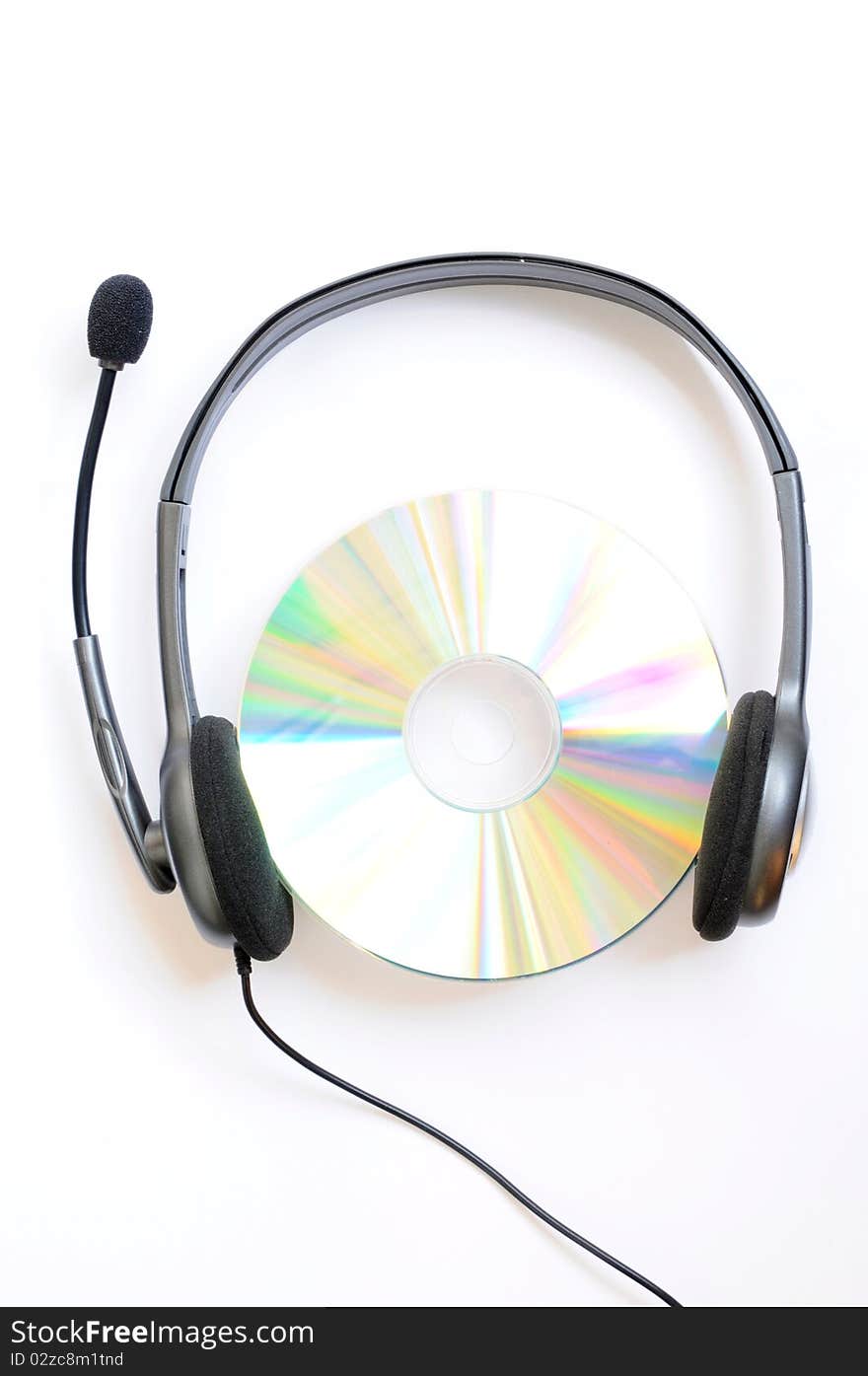 Headphone with CD