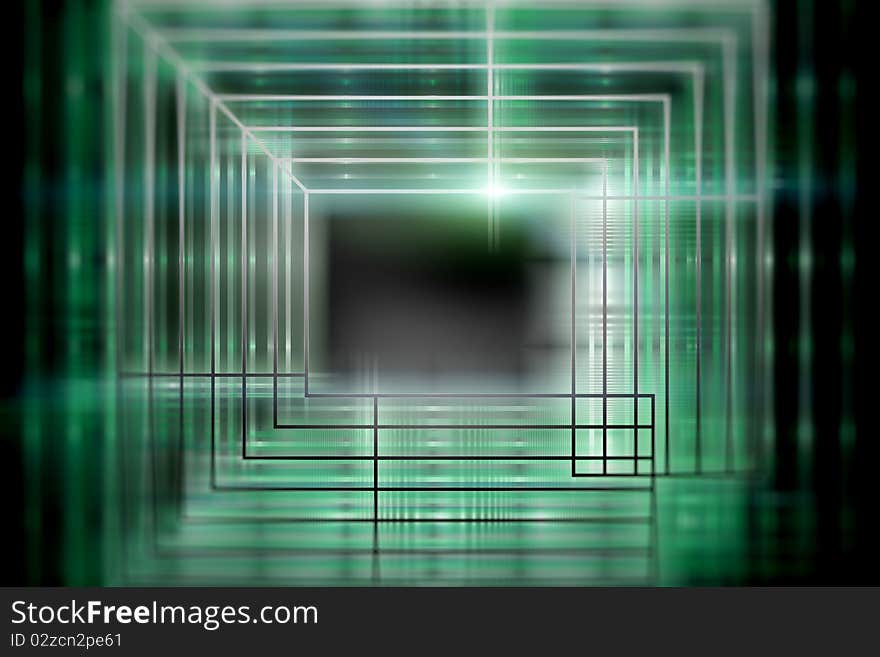 Technology communication background green abstraction. Technology communication background green abstraction