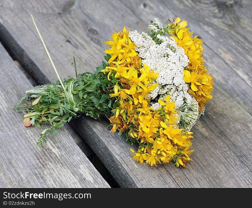 Bouquet from wildflowers