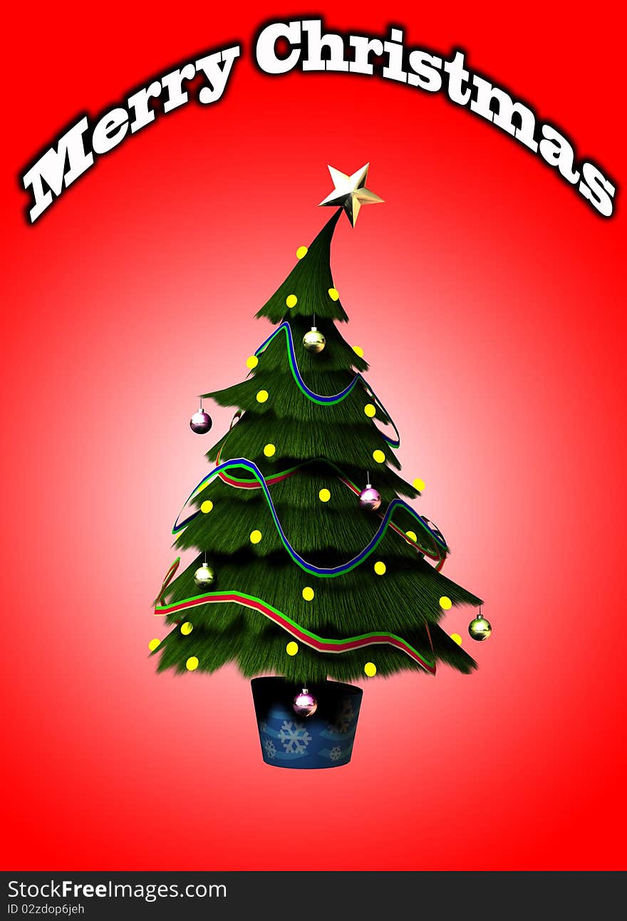 An image of a Christmas tree for Christmas