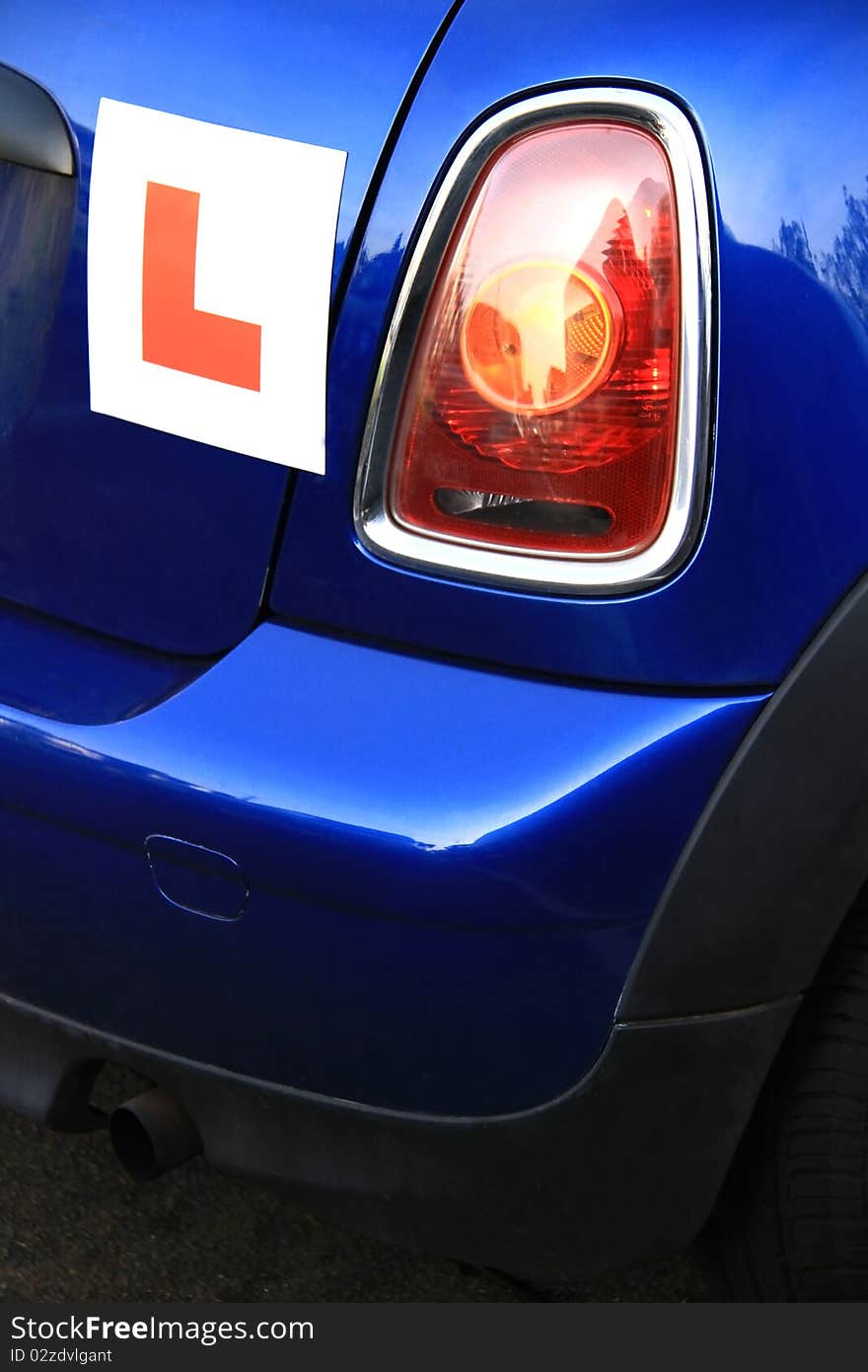 Image of a lerner car in London. Image of a lerner car in London