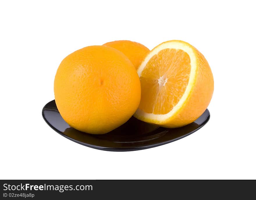 Beautiful fruit of an orange