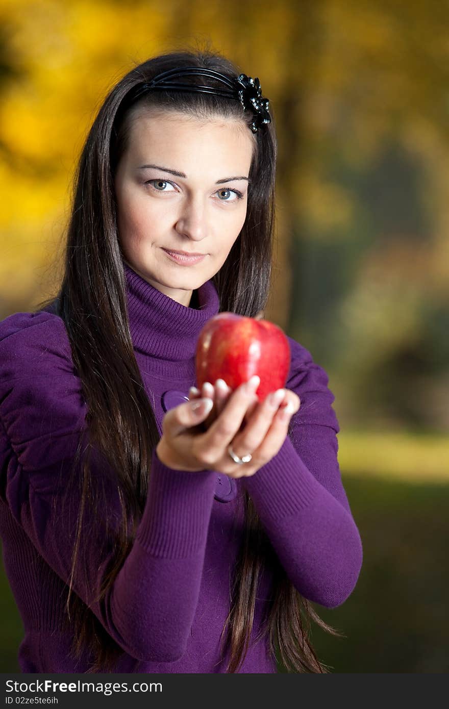 Offering An Apple