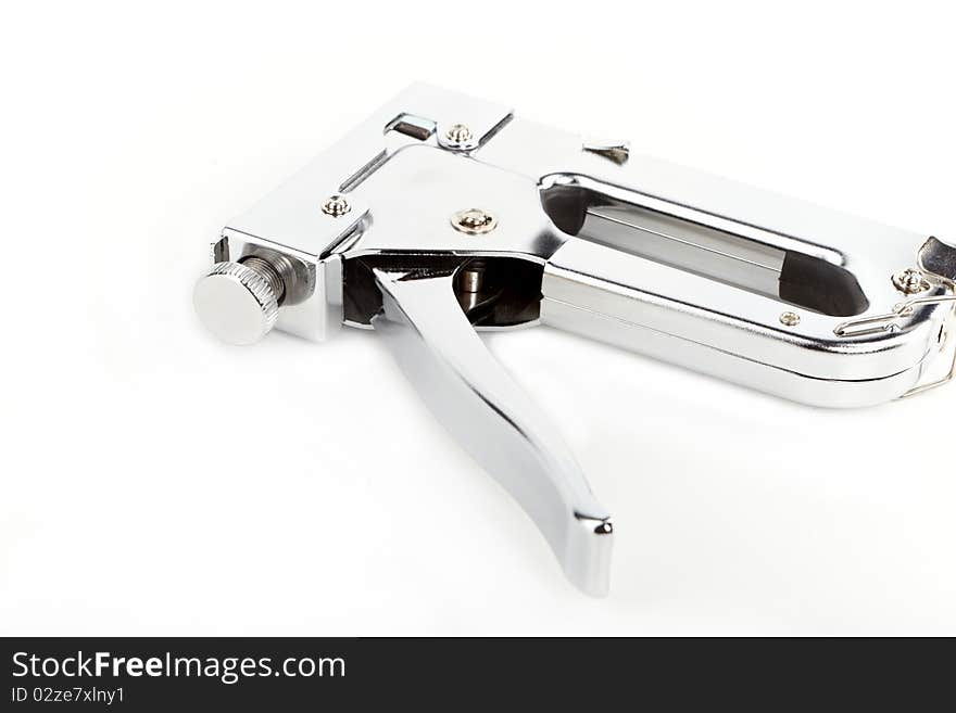 Isolated stapler on a white background