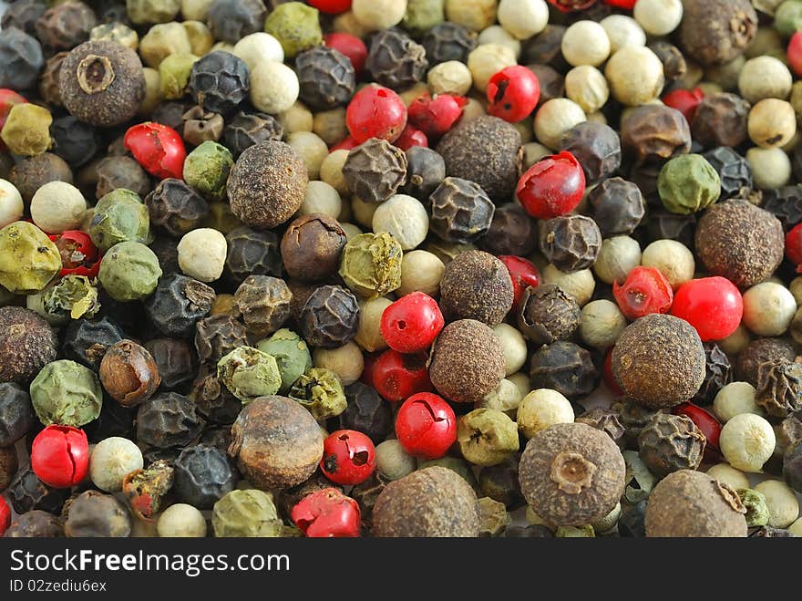 Mixed Pepper Background