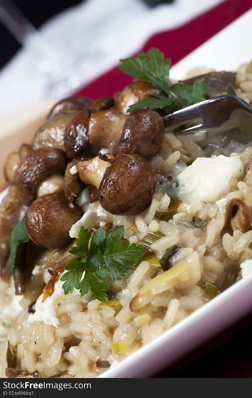 Risotto Mushroom Dinner