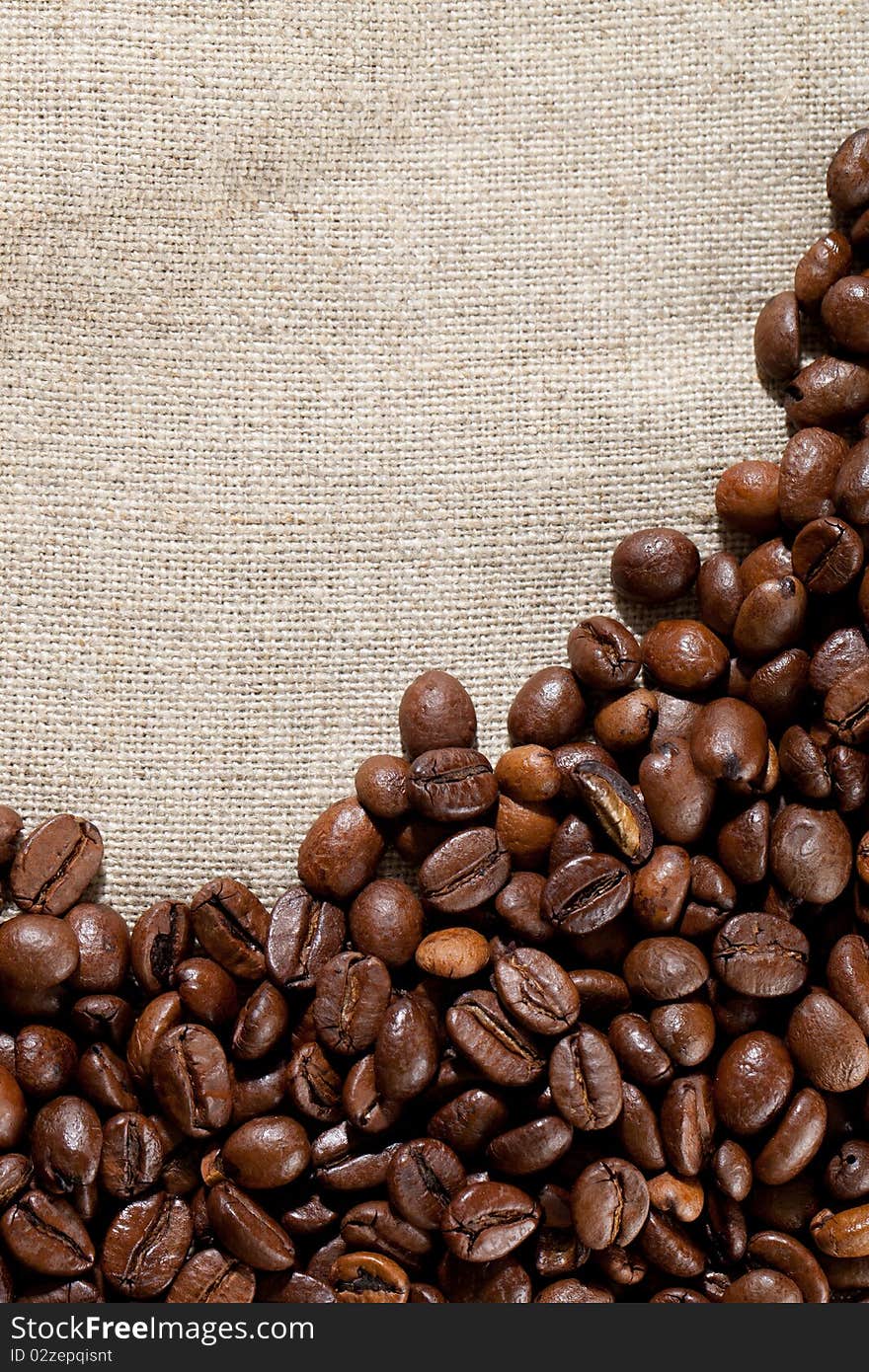 A nice coffee background (coffee beans)