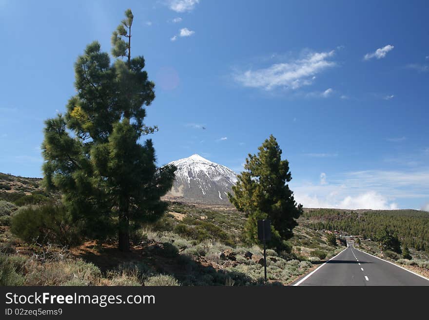 Teide, an active volcano in the Canary Islands, Spain. Teide, an active volcano in the Canary Islands, Spain.