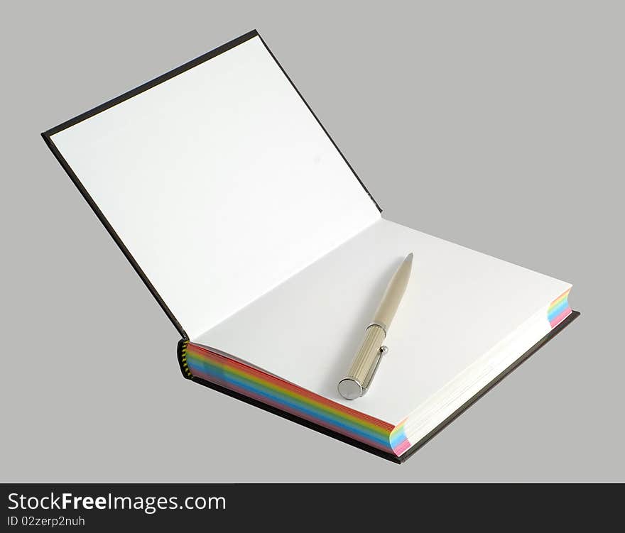 Notebook with pen