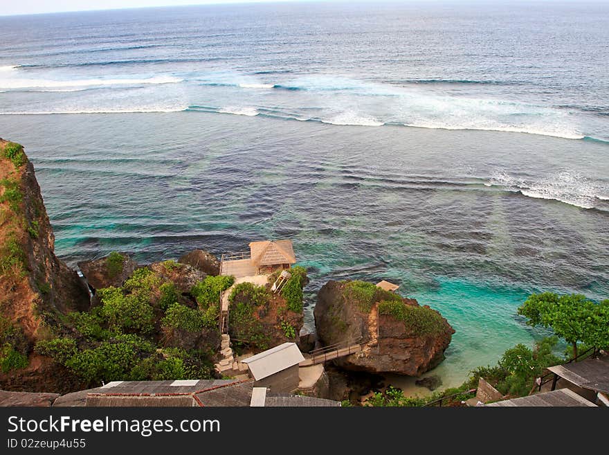 Uluwatu surf area,north of the bali island. Uluwatu surf area,north of the bali island