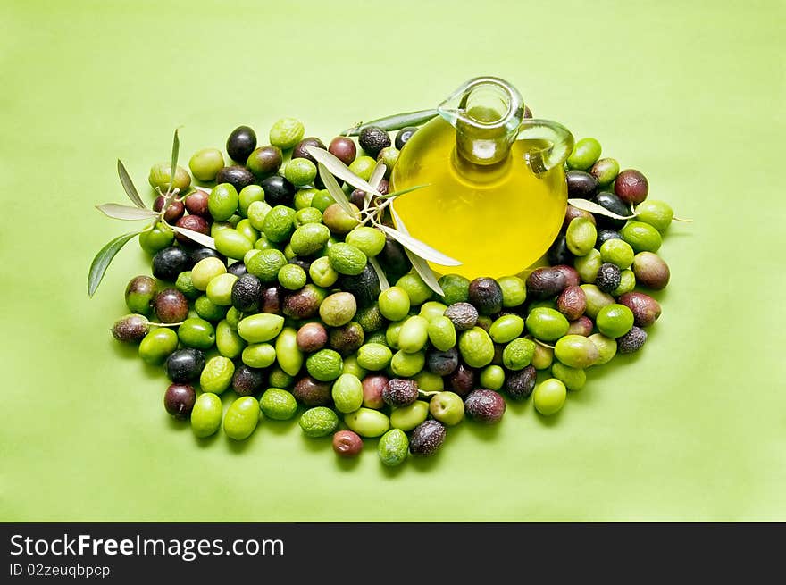 Olive Oil And Olives