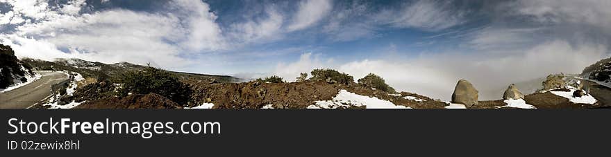 The volcanic island of La Palma. The volcanic island of La Palma.