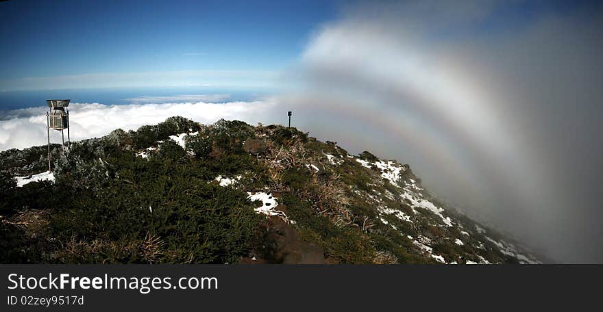 Fogbow in La Palma