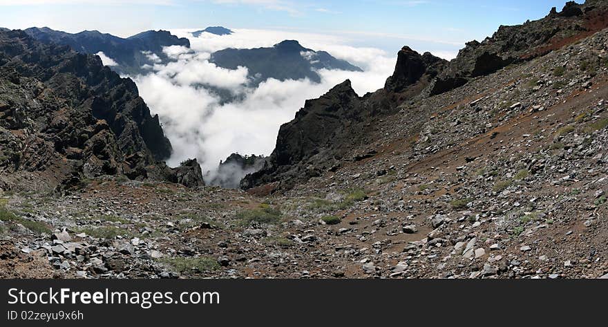 La Palma volcanic island