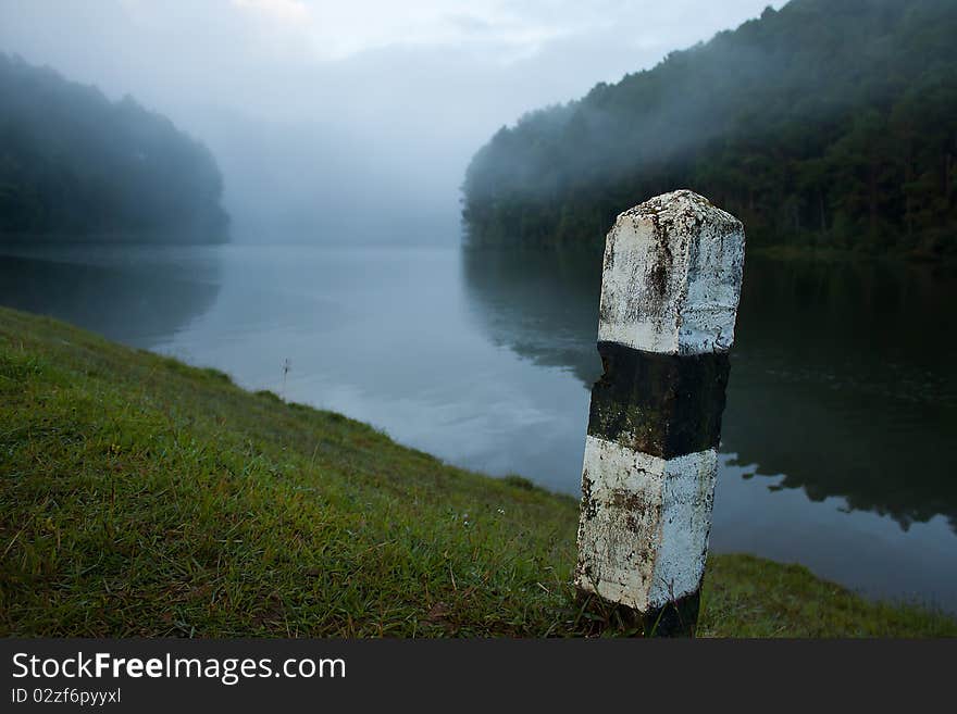 Winter season at Pang-Ung lake Thailand. Winter season at Pang-Ung lake Thailand