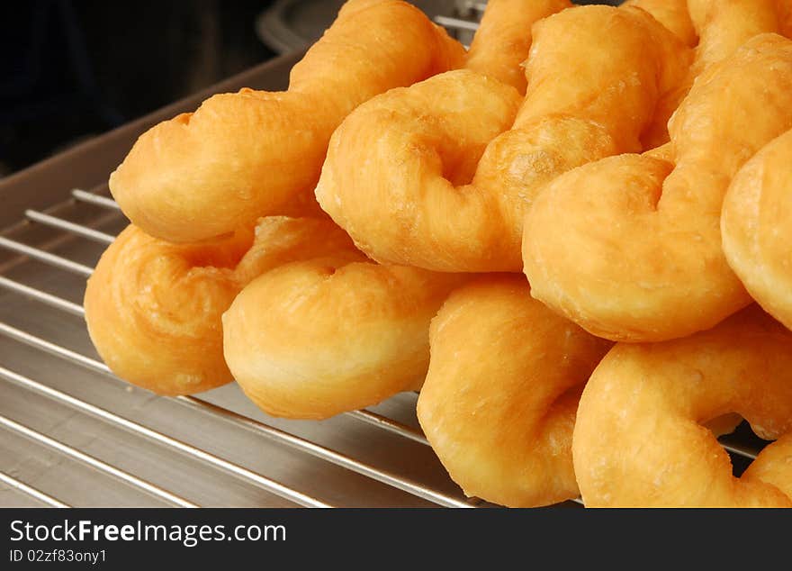 Deep-fried Doughstick With Local Coffee