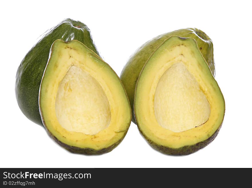 Two and halves avocados