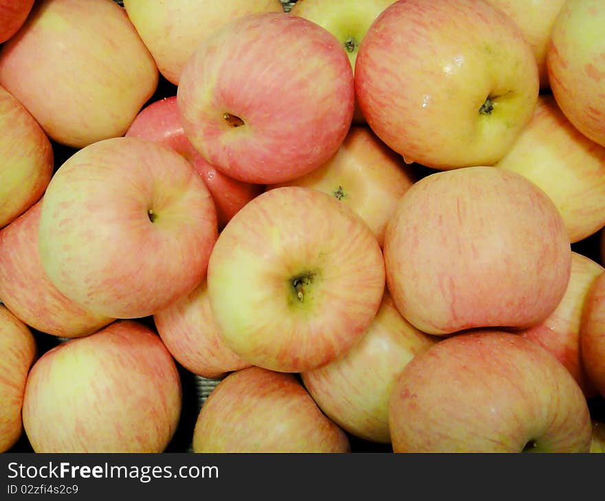 Red apples sale in the market. Red apples sale in the market