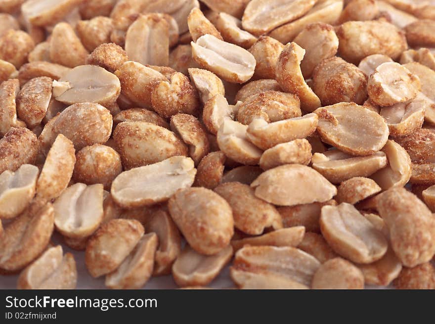 Bunch of Peanuts-close up