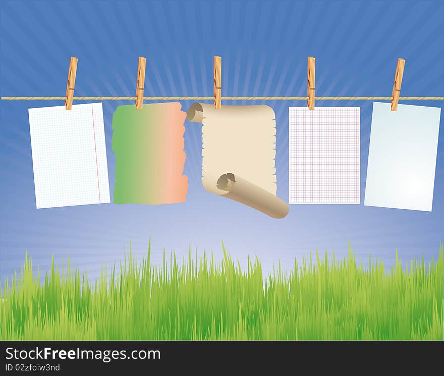 Abstract paper blank business color nature background